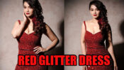 TV Actress Adaa Khan Recently Posted Red Glitter Outfit Look That Set The Internet On Fire, See Pictures Here