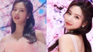 Twice’s Sana Looks Pretty Cute In Baby Pink Ruffled Gown, See Pictures