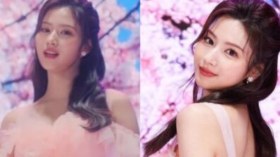 Twice’s Sana Looks Pretty Cute In Baby Pink Ruffled Gown, See Pictures