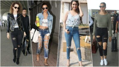 Cues From Shraddha Kapoor To Sanjana Sanghi To Style Your Stressed Jeans