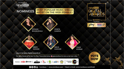 Vote Now: Most Popular Music Single Artist On The Web (Female)? Dhvani Bhanushali, Jonita Gandhi, Neha Kakkar, Neeti Mohan, Tulsi Kumar