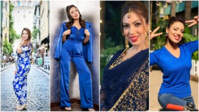 Want to add blue to your closet? Count on beauty Munmun Dutta as she inspires with her blue looks