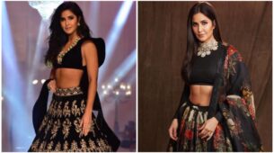 Which black lehenga looks of Katrina Kaif you loved the most? Vote the best