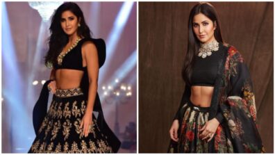Which black lehenga looks of Katrina Kaif you loved the most? Vote the best