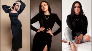 Which Black Look Of Amruta Khanvilkar Would You Opt For? Pictures Here