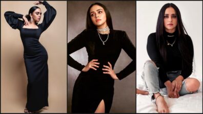 Which Black Look Of Amruta Khanvilkar Would You Opt For? Pictures Here