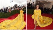 Throwback! When Rihanna Wore The Long Amazingly Gorgeous Dress At Met Gala