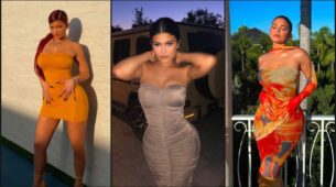 3 Elegant Strapless Dresses By Kylie Jenner: Which Would You Opt For Your Evening Celebration?