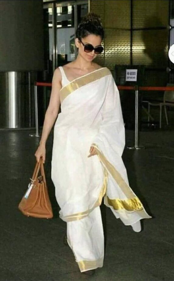 3 Times When Kangana Ranaut Looked Super Fabulous In White Saree - 0