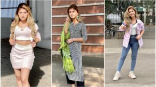 3 Top striking looks of Arishfa Khan in nude makeup looks