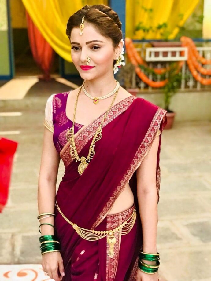 Rubina Dilaik Looks Pretty Cute With Nose Pin - 0