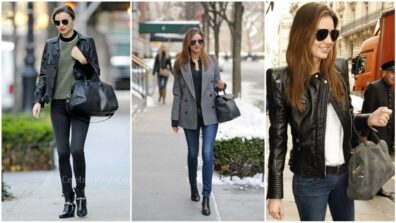 5 looks of Miranda Kerr when she teamed up outfits with a jacket