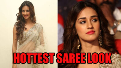 5 Times Disha Patani Showed Off Her Hotness In Saree, Have A Look