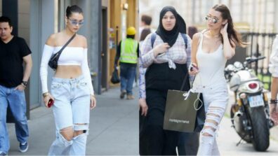 7 Times When Bella Hadid Looked Striking In Distressed Jeans In Street Style Looks