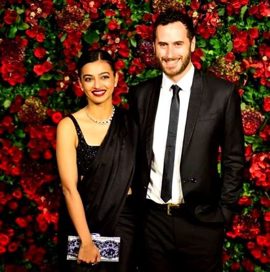 Cosy Moments Of Benedict Taylor With Beauty Radhika Apte - 0