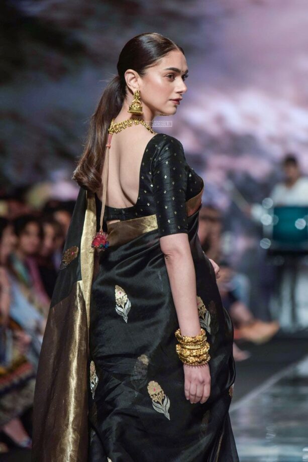 Aditi Rao Hydari Knows How To Spice Up In All Black Outfit, Here Are Her Gorgeous Looks - 2