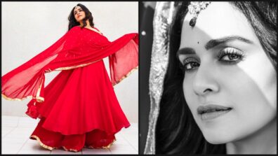 Amruta Khanvilkar Looks Like A Dream In This Red Dress, See Pictures