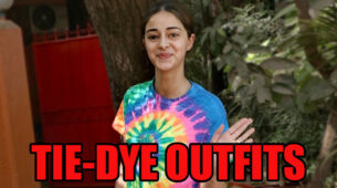 Ananya Panday Keeps It Simple With Contrasting Tie-Dye Outfit