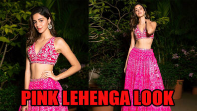 Ananya Panday Stole Millions Of Hearts In Her Pink Lehenga Choli, Have A Look