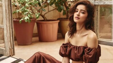 Ananya Panday’s Breath-Taking Looks In Chocolate Brown Co-Ord Set