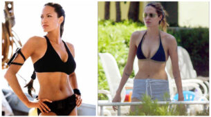 Angelina Jolie and her best moments in swimwear