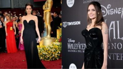 Angelina Jolie Looks Insanely Gorgeous In Black Dresses