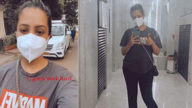 Anita Hassanandani gets into workout mode post-pregnancy, shares video for fans