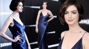 Anne Hathaway Always Looks Fascinating And Immensely Gorgeous In Plunging Neckline Outfits, Yay Or Nay?