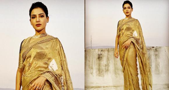 Anushka Shetty Vs Jyothika Vs Samantha Akkineni: Who Looks Hottest In Embellished Designer Saree Look? - 0