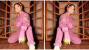 Ashnoor Kaur rocks a pink and blue tie-dye set