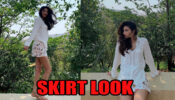Athiya Shetty Gives Summer Muse In Her White Shirt With Floral Mini Skirt