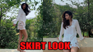 Athiya Shetty Gives Summer Muse In Her White Shirt With Floral Mini Skirt