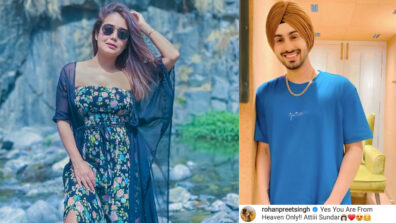 Attiii Sundar: Neha Kakkar drops a superhot photo in fabric printed maxi dress, hubby Rohanpreet Singh drops a romantic cheesy comment