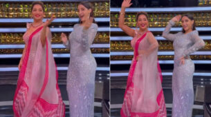 Jhatkas & Thumkas: Madhuri Dixit & Nora Fatehi burn the dance floor together, fans go bananas