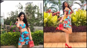 Bandagi Karla’s Blue Floral Print Co-Ord Set Looks Are Just Gorgeous