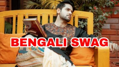 Bangali Babu Swag: Vikram Chatterjee looks classy in traditional Kurta & Dhoti, Oindrila Sen loves his style