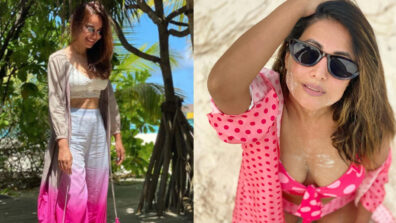 Beach Babe: Surbhi Jyoti & Hina Khan have a blast during their holiday, fans get ‘vacay goals’