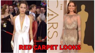 Beauty Queen!! Angelina Jolie three most stunning red carpet looks.