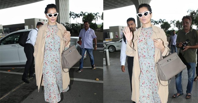 Best 3 Airport Looks Of Kangana Ranaut, Looks Immensely Beautiful, Pictures Here - 1