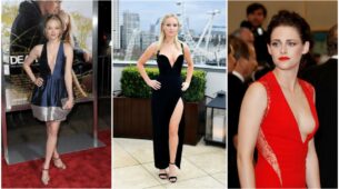 Beauty babes!! Amanda Seyfried, Jennifer Lawrence to Kristen Stewart gorgeous looks in plunging dress