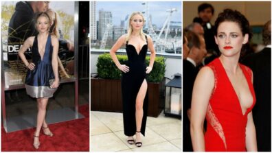 Beauty babes!! Amanda Seyfried, Jennifer Lawrence to Kristen Stewart gorgeous looks in plunging dress