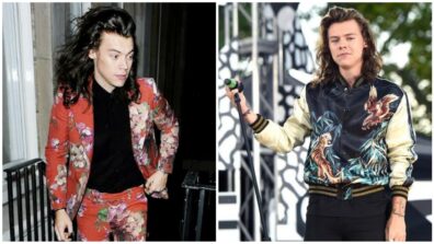 Take a look at the funkiest outfits worn by the English singer Harry Styles