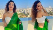 Bhabhi goes bold: Sunayana Fozdar burns internet with her resplendent green saree avatar, netizens go wow