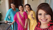 Bhabhis Go Wild: Taarak hotties Anjali, Komal, Madhavi & Roshan pose for a hot photoshoot at Popatlal’s balcony, photos go viral on social media