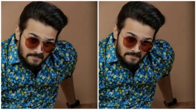 Bhuvan Bam looks handsome and dreamy in a floral print shirt with tan shades, have a look