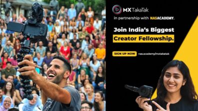 BIG NEWS: MX TakaTak collaborates with Nas Academy for India’s First Creator Fellowship Training Programme