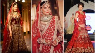 Bipasha Basu Looks Ravishing In Red Elegant Lehenga, See Here