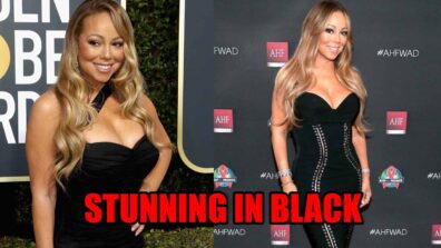 Black Looks Of Mariah Carey Are Fabulous, Fans Can Take Off Their Eyes