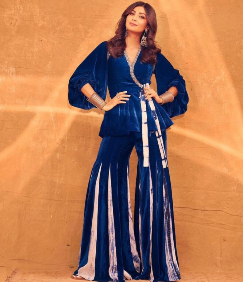 Blue Outfit Collection Of Shilpa Shetty Is Absolutely Stunning: Which Outfit Would You Choose For Your Date? - 0