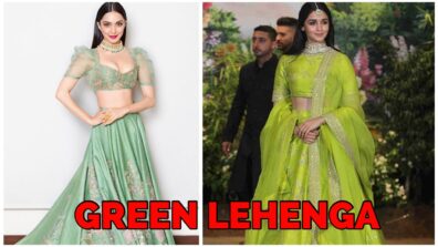 Bollywood Beauties From Alia Bhatt To Kiara Advani Looked Stunning In Green Lehengas, See Here